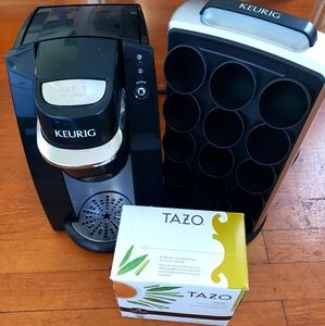 keurig + k cup carousel + FREE tazo cups